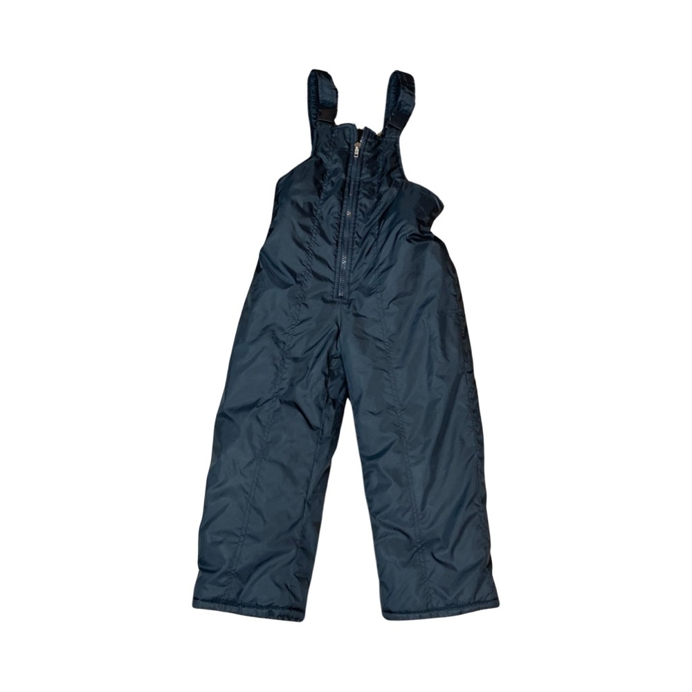 Kid Connection Winter Snow Bib Overalls Size 5T Black Adjustable Straps